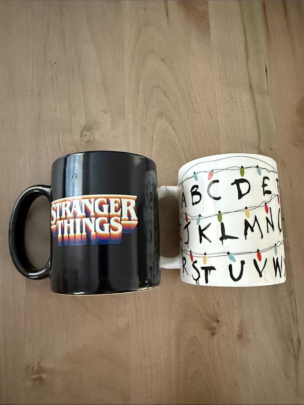 Stranger Things Black Ceramic Coffee Mug - TV Series Logo